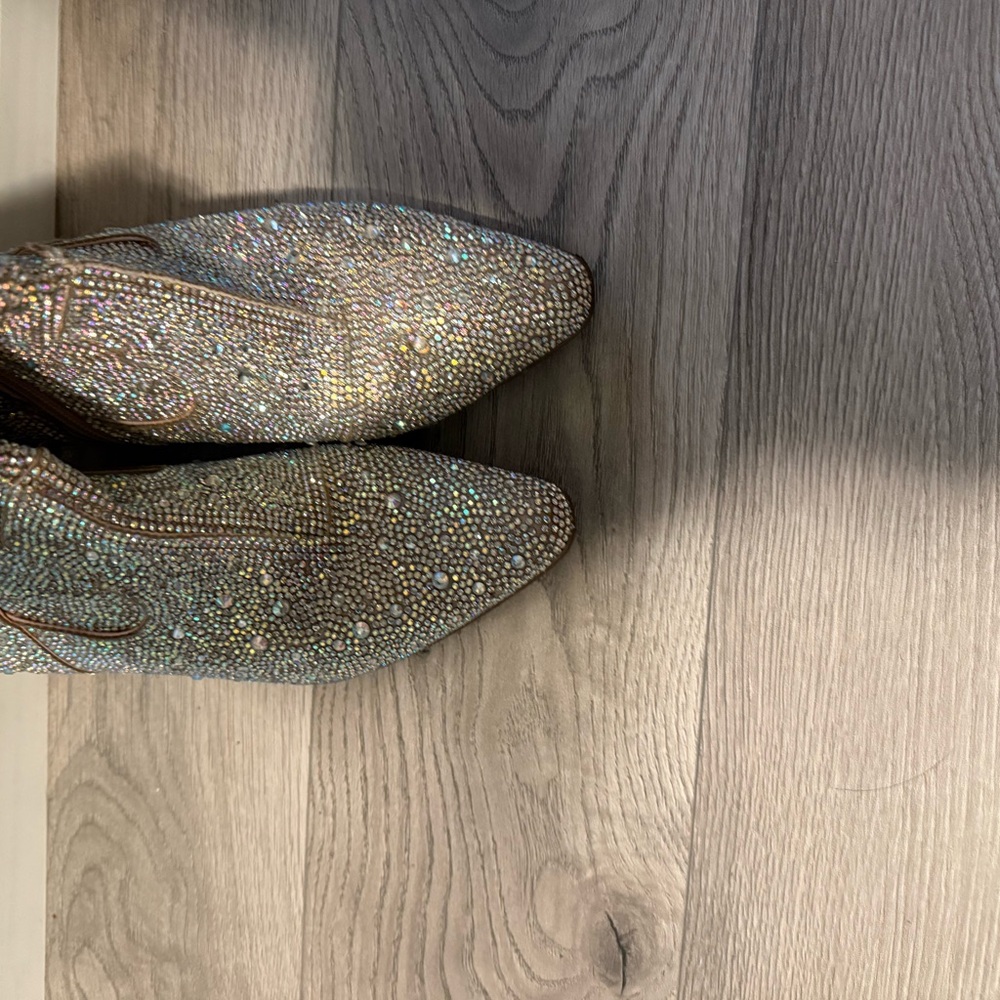 Sparkling Rhinestone Boots - Picture 3 of 4